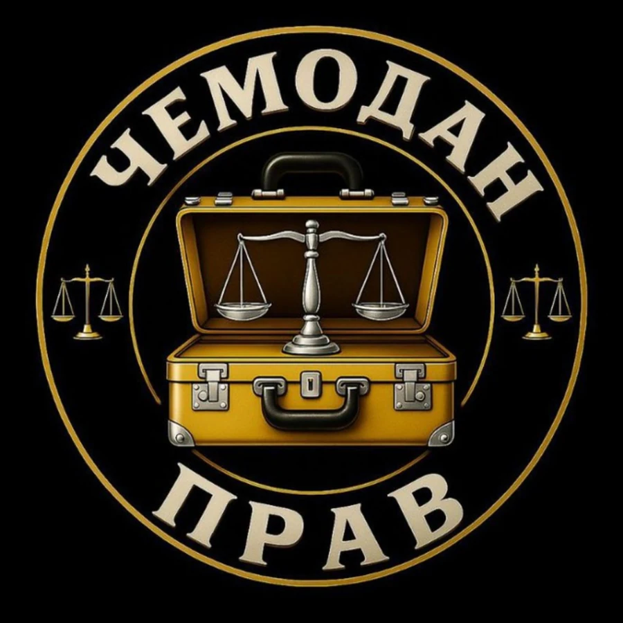 Оригинальный фирменный знак «Чемодан Прав» — чемодан с весами правосудия